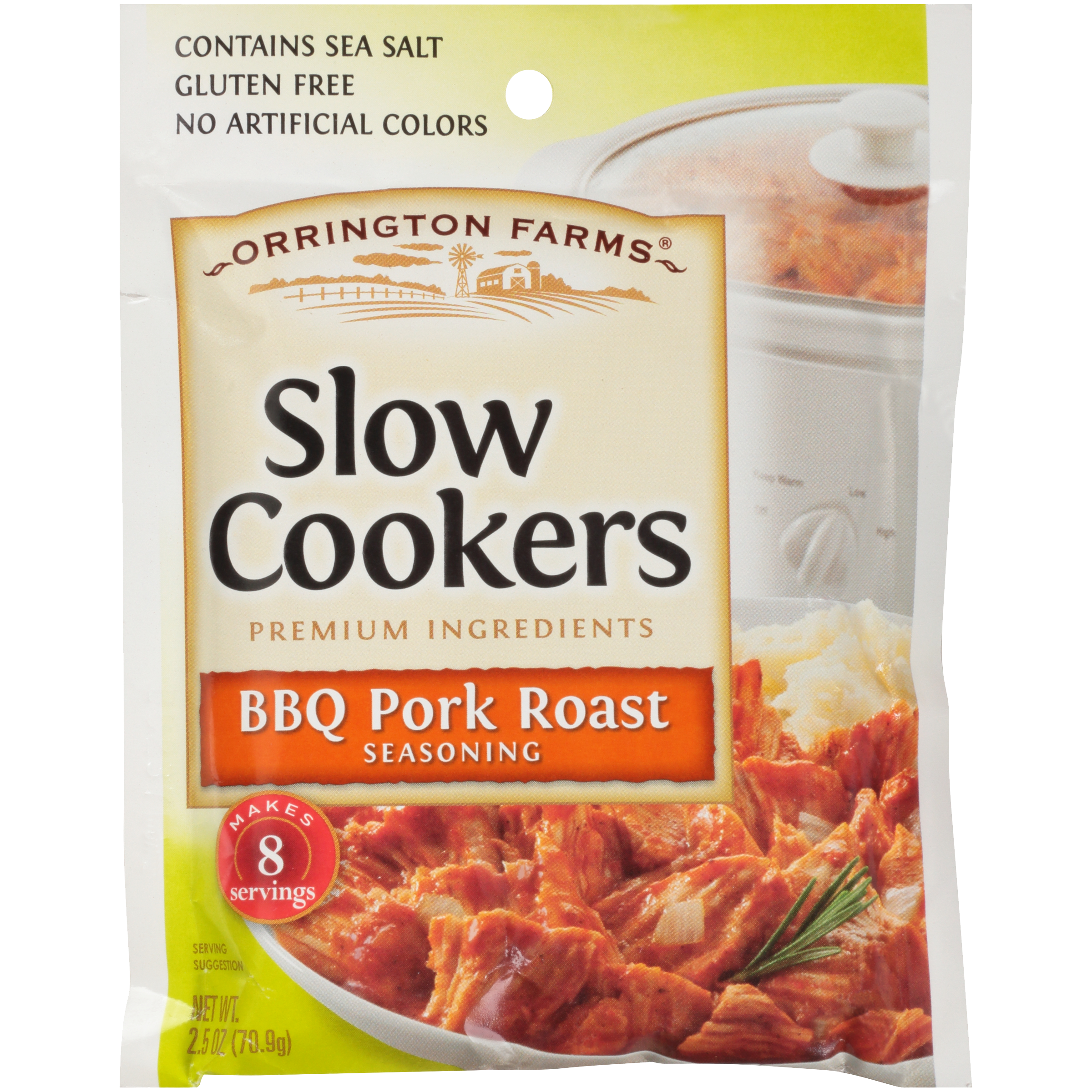 BBQ Pork Roast Slow Cookers Mix Pouch - Orrington Farms